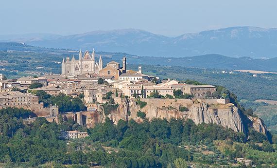 Orvieto seen from campagna