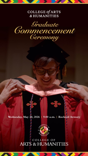 College of Arts and Humanities Graduate Commencement Program Cover